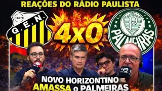 Reações do Rádio Paulista | Novo Horizontino  4 × 0 Palmeiras | Paulistão 2026