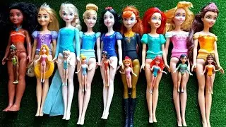 ASMR   Unboxing Mattel Disney Princess Spin & Reveal Surprise Dolls! Satisfying video   Review Toys