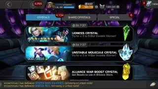 1 Million Battle Chips 100 Uncollected Arena Crystal Opening #6| Marvel Contest Of Champions