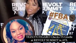 Tezlyn Figaro Checks Democratic Transgender 🏳️&zwj;⚧️ TS Giselle At REVOLT SUMMIT in Atlanta 9/24/22
