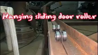 Making a Simple Roller design for hanging sliding door / gate #ideas