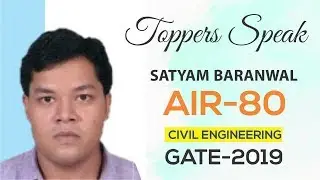GATE 2019 Topper | Satyam Baranwal (CE, AIR-80) | MADE EASY Student | Toppers Speak