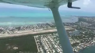 Flying into Marathon airport. (Florida Keys)