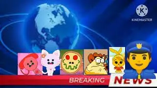 Pizzaface, Nene, Acuarela, Vigilante y Tele Invaden Un Programa de Noticias / Castigados