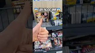 So viel Feuerwerk bei Lidl 16:00 Uhr😱🔥