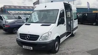Mercedes sprinter mess unit work kombi van 316 bhp low mls