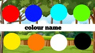write colour name / colour Name in English  / Write the names of the colours. #abcd #type #write
