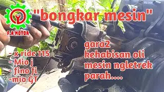 Cocok untuk pemula tutorial bongkar mesin x ride 115 #part1 