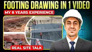 Master Footing Drawing in ONE Video! (Structural Foundation Basics for Beginners)
