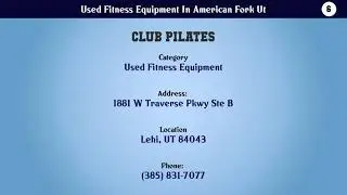 Top 10 Used Fitness Equipment In American Fork Ut