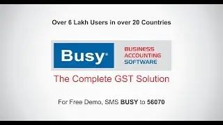 BUSY GST Ready Accounting Software - The Complete Business Solution (Hindi)