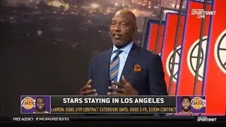 James Worthy heated Lakers vs Clippers, LeBron & AD sign deals with LAL this offseason