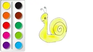 Easy drawing tutorial, painting, magic fingers art, how to draw, kids learning