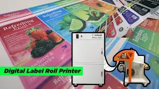Roll to Roll Digital Label Printer, Roll Laser Printer, Print on Sticker, PVC, PET, Foil etc