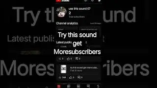 try this sound get more subscribers #crandels #music #artist #coversong #subscribe #support