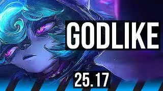 VEX vs AURELION SOL (MID) | Godlike, 13/3/2 | KR Grandmaster | 25.17