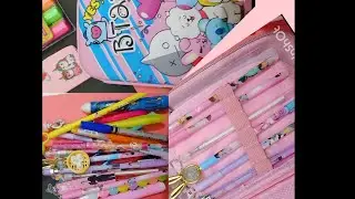 OMG😱organizing BT21 pencil case / only pen version 2.0 BTS pen BLINK pen@MisbahAkhtarKhan🥰