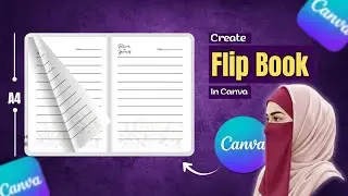 Create Flip Book in @canva For Free |Perfect For Journals and Planners #canva #flipbook #tutorial