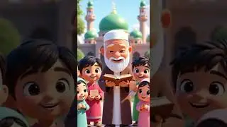 Grand Father Teaching in School Alifun Baa حروفي الجميلة | Arabic Alphabet #baby #shorts #viral