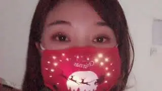 Xmas Mask With LED Light Flashing
