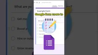 How to Select Multiple Answers in Google Forms #shorts