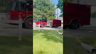 Medway Ma Engine 3 responding credit to my friend Max #firedepartment #firefighting #medway #engine3