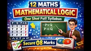 12th Maths | Mathematical Logic | one shot | HSC Board