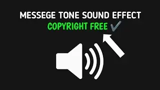 Message Tone Sound Effect | Notification Ding | Free Download @KYLERHOLLAND @sfx2129 