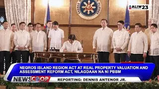 #NEWSCOOP | Negros Island Region Act at RPVARA, nilagdaan na ni PBBM