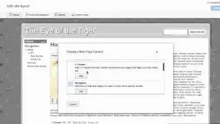 Google Sites - Add a Side Bar Item