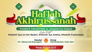 HAFLAH AKHIRUSSANAH PONPES  AL AMNANIYAH PARAS  - PANGKUR  - NGAWI