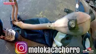 INSTALAÇÃO DIFUSOR DE ESCAPE NA YAMAHA MT03   BOROZINHO DIFUSOR DE ESCAPE