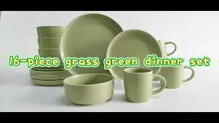 Popular 16pcs stoneware dinner set for 4 persons best dinnerware set for home