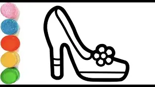 How To Draw a High Heels 👠 Drawing | Beautiful High Heels Drawing | High Heels Drawing For Kids