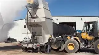 Automotive Shredder Residue (ASR) Material Discharge
