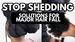 How to stop SHEDDING | Natural Hair | South African YouTuber