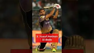 Fastest Fifties in IPL #cricket #ytshorts #ipl #shorts