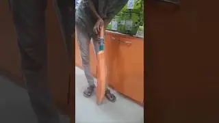 Hard plastic bat how to put grip apply now #youtube #shorts #video #cricket #video #grip