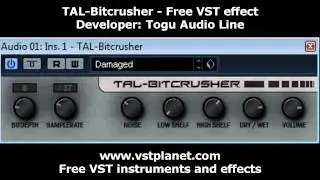 Free VST - TAL-Bitcrusher effect - vstplanet.com