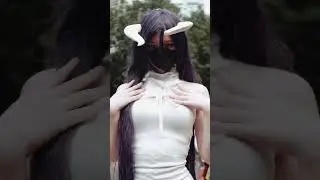 ALBEDO OVERLORD COSPLAY! #shorts #cosplay