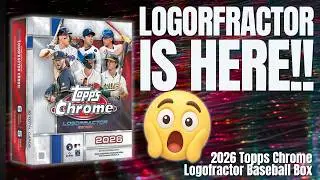THE LOGOFRACTOR CHASE IS ON! 🔥 2026 Topps Chrome Logofractor Baseball Box Rip
