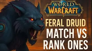 The sweatiest blitz match you will ever see - Feral druid pvp the war within 11.1.7