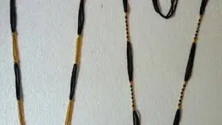 Handmade Mangalsutra made by me...