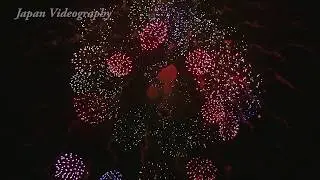 [4K]Japanese 24 inch shells fireworks×10shots display in Oishida matsuri 2012