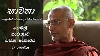 මෛත්‍රී භාවනාව වඩන ආකාරය (Ven:Agulgamuwe Ariyananda Thero)|භාවනා |46-කොටස|