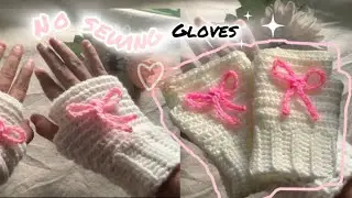 No sewing crochet fingerless gloves tutorial | in Hindi | Pinterest inspired 🎀
