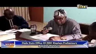 Ondo State Office of INEC displays preliminary register of voters