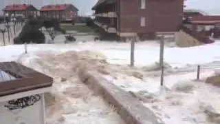 Espectacular temporal en Somo Cantabria