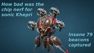War Robots - How bad was the chip nerf for Khepri? Insane 79 beacons captured