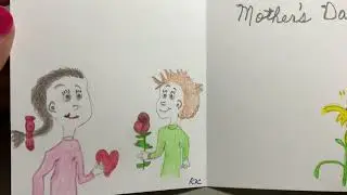 8 beautiful blank note cards with envelopes for $1 at Dollar General.  DIY hand sketched art.  Fun!!